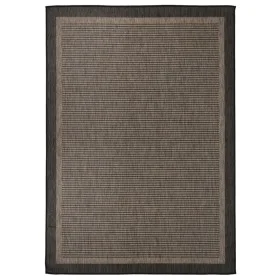Alfombra de exterior de tejido plano marrón oscuro 140x200 cm de , Alfombras - Ref: Foro24-340845, Precio: 48,29 €, Descuento: %