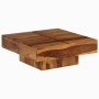 Mesa de centro de madera maciza de acacia 80x80x30 cm en Mesas de centro | Comprar online en Foru.es