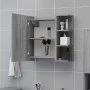 Armario y espejo baño contrachapada gris Sonoma 62,5x20,5x64 cm de , Tocadores de baño - Ref: Foro24-826352, Precio: 62,28 €,...