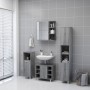 Armario y espejo baño contrachapada gris Sonoma 62,5x20,5x64 cm de , Tocadores de baño - Ref: Foro24-826352, Precio: 63,30 €,...