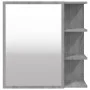 Armario y espejo baño contrachapada gris Sonoma 62,5x20,5x64 cm de , Tocadores de baño - Ref: Foro24-826352, Precio: 62,28 €,...