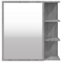 Armario y espejo baño contrachapada gris Sonoma 62,5x20,5x64 cm de , Tocadores de baño - Ref: Foro24-826352, Precio: 63,30 €,...