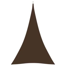 Toldo de vela triangular tela Oxford marrón 3x4x4 m de vidaXL, Sombrillas - Ref: Foro24-135834, Precio: 24,73 €, Descuento: %