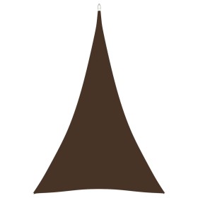 Toldo de vela triangular tela Oxford marrón 3x4x4 m de vidaXL, Sombrillas - Ref: Foro24-135834, Precio: 25,23 €, Descuento: %