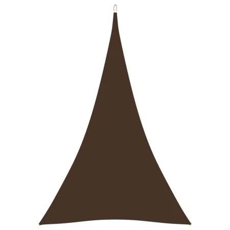 Toldo de vela triangular tela Oxford marrón 3x4x4 m de vidaXL, Sombrillas - Ref: Foro24-135834, Precio: 24,73 €, Descuento: %