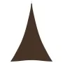 Toldo de vela triangular tela Oxford marrón 3x4x4 m de vidaXL, Sombrillas - Ref: Foro24-135834, Precio: 24,73 €, Descuento: %