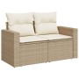 Juego de sofás jardín con cojines beige 10 pzas ratán sintético de , Conjuntos de jardín - Ref: Foro24-3267508, Precio: 689,5...