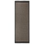 Alfombra de exterior de tejido plano marrón oscuro 80x250 cm de , Alfombras - Ref: Foro24-340842, Precio: 42,11 €, Descuento: %