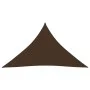 Toldo de vela triangular tela Oxford marrón 5x5x6 m de vidaXL, Sombrillas - Ref: Foro24-135843, Precio: 43,02 €, Descuento: %