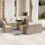 Set de sofás de jardín 9 pzas con cojines ratán sintético beige de , Conjuntos de jardín - Ref: Foro24-3267408, Precio: 652,8...