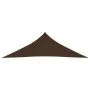 Toldo de vela triangular tela Oxford marrón 5x5x6 m de vidaXL, Sombrillas - Ref: Foro24-135843, Precio: 43,02 €, Descuento: %