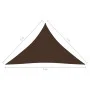 Toldo de vela triangular tela Oxford marrón 5x5x6 m de vidaXL, Sombrillas - Ref: Foro24-135843, Precio: 43,02 €, Descuento: %