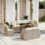 Set de sofás de jardín 9 pzas con cojines ratán sintético beige de , Conjuntos de jardín - Ref: Foro24-3268668, Precio: 784,2...