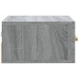 Mesita de noche de pared color gris Sonoma 35x35x20 cm de , Mesitas de noche - Ref: Foro24-817575, Precio: 27,27 €, Descuento: %