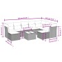 Set de sofás de jardín 10 pzas cojines ratán sintético negro de , Conjuntos de jardín - Ref: Foro24-3250415, Precio: 572,28 €...