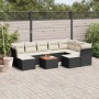 Set de sofás de jardín 10 pzas cojines ratán sintético negro de , Conjuntos de jardín - Ref: Foro24-3256294, Precio: 558,34 €...