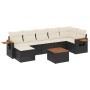 Set de sofás de jardín 8 piezas y cojines ratán sintético negro de , Conjuntos de jardín - Ref: Foro24-3259438, Precio: 473,5...