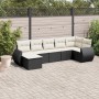 Set de sofás de jardín 8 piezas y cojines ratán sintético negro de , Conjuntos de jardín - Ref: Foro24-3254023, Precio: 480,7...