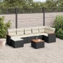 Set de sofás de jardín 8 piezas y cojines ratán sintético negro de , Conjuntos de jardín - Ref: Foro24-3258598, Precio: 457,4...