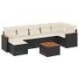 Set de sofás de jardín 8 piezas y cojines ratán sintético negro de , Conjuntos de jardín - Ref: Foro24-3258598, Precio: 457,4...