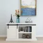 Mini-Schiebetürenschrank aus Kohlenstoffstahl, 152 cm von vidaXL, Türrahmen - Ref: Foro24-148015, Preis: 28,00 €, Rabatt: %
