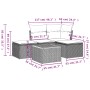 Set de muebles de jardín 5 pzas y cojines ratán sintético negro de , Conjuntos de jardín - Ref: Foro24-3255916, Precio: 264,9...