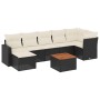 Set de sofás de jardín 8 piezas y cojines ratán sintético negro de , Conjuntos de jardín - Ref: Foro24-3256560, Precio: 463,5...