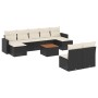 Set de sofás de jardín 10 pzas cojines ratán sintético negro de , Conjuntos de jardín - Ref: Foro24-3256651, Precio: 533,36 €...