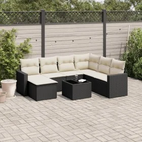 8-piece garden sofa set with black synthetic rattan cushions by , Modular outdoor sofas - Ref: Foro24-3251643, Price: 461,75 ...