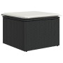 Set de sofás de jardín con cojines 9 pzas ratán sintético negro de , Conjuntos de jardín - Ref: Foro24-3256588, Precio: 513,1...