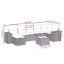 Set de sofás de jardín 8 pzas y cojines ratán sintético gris de , Conjuntos de jardín - Ref: Foro24-3264446, Precio: 482,57 €...