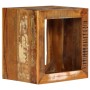 Taburete de madera maciza reciclada 40x30x40 cm en Mesas auxiliares | Comprar online en Foru.es