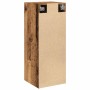 Armario de pared madera de ingeniería envejecida 34,5x34x90 cm de , Aparadores - Ref: Foro24-857334, Precio: 56,45 €, Descuen...