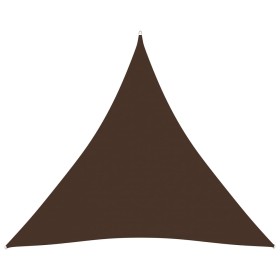 Toldo de vela triangular tela Oxford marrón 4,5x4,5x4,5 m de vidaXL, Sombrillas - Ref: Foro24-135838, Precio: 31,68 €, Descue...