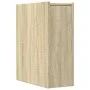 Armario de baño estrecho con ruedas madera roble Sonoma de , Taquillas y armarios de almacenamiento - Ref: Foro24-855288, Pre...