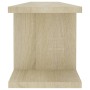 Estantes de pared 2 uds contrachapado roble Sonoma 90x18x20 cm de , Estantes y estanterías - Ref: Foro24-807199, Precio: 34,0...