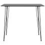 Mesa alta y taburetes de bar 5 piezas negro y gris de , muebles para cocinas y comedores - Ref: Foro24-3057380, Precio: 352,6...