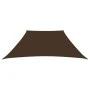Toldo de vela trapezoidal de tela oxford marrón 2/4x3 m de vidaXL, Sombrillas - Ref: Foro24-135846, Precio: 21,42 €, Descuent...