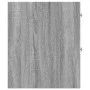 Armario de baño estrecho con ruedas madera gris Sonoma de , Taquillas y armarios de almacenamiento - Ref: Foro24-855291, Prec...