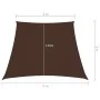 Toldo de vela trapezoidal de tela oxford marrón 2/4x3 m de vidaXL, Sombrillas - Ref: Foro24-135846, Precio: 21,42 €, Descuent...