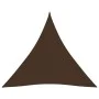 Toldo de vela triangular tela Oxford marrón 5x5x5 m de vidaXL, Sombrillas - Ref: Foro24-135840, Precio: 42,83 €, Descuento: %