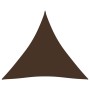Toldo de vela triangular tela Oxford marrón 5x5x5 m de vidaXL, Sombrillas - Ref: Foro24-135840, Precio: 43,73 €, Descuento: %