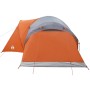Tienda familiar con cúpula impermeable 6 personas gris naranja de , Tiendas de campaña - Ref: Foro24-4009463, Precio: 128,25 ...