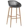 Mesa alta y taburetes de bar 5 piezas blanco y gris de , muebles para cocinas y comedores - Ref: Foro24-3057408, Precio: 342,...