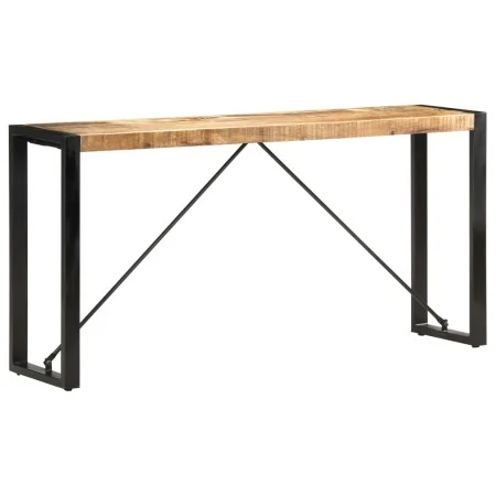 Mesa consola de madera maciza de mango 150x35x76 cm de , Mesas auxiliares - Ref: Foro24-285948, Precio: 121,82 €, Descuento: %