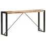 Solid mango wood console table 150x35x76 cm by , Side tables - Ref: Foro24-285948, Price: 121,82 €, Discount: %