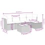 Set de muebles de jardín 6 pzas y cojines ratán sintético gris de , Conjuntos de jardín - Ref: Foro24-3263146, Precio: 327,35...