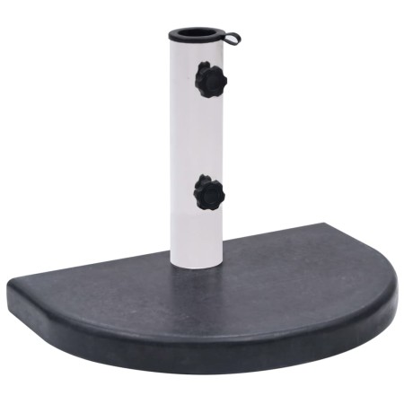 Base de sombrilla granito negra 40x28x4 cm de vidaXL, Bases para sombrillas - Ref: Foro24-313668, Precio: 61,32 €, Descuento: %