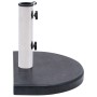 Base de sombrilla granito negra 40x28x4 cm de vidaXL, Bases para sombrillas - Ref: Foro24-313668, Precio: 61,32 €, Descuento: %
