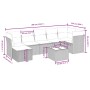 Set de sofás de jardín 8 pzas y cojines ratán sintético gris de , Conjuntos de jardín - Ref: Foro24-3263206, Precio: 456,78 €...